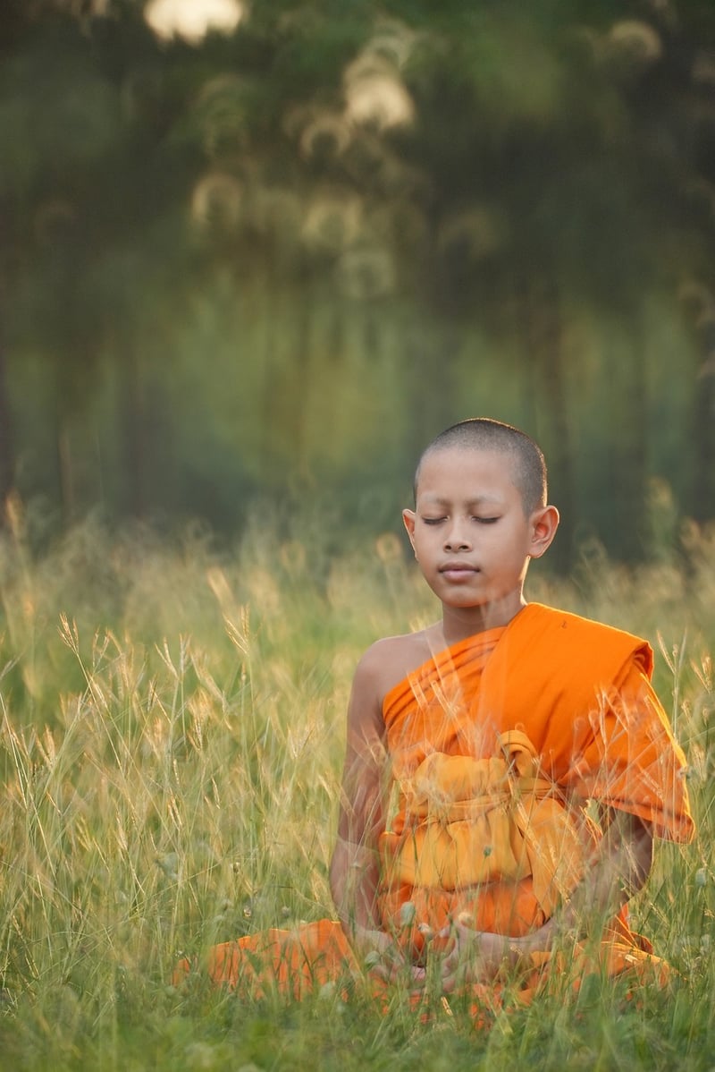 Yoga meditation at sunrise
